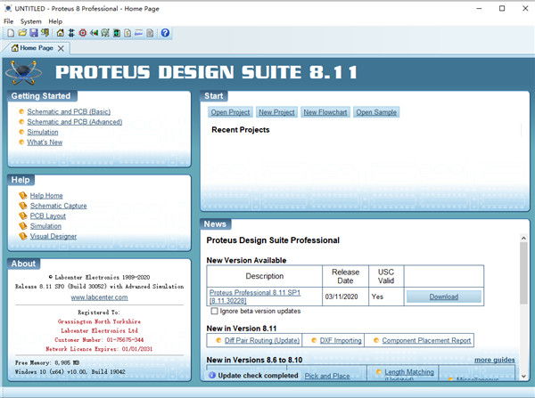 Proteus8.11下载安装