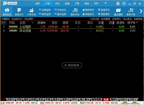 渤海证券新合一版通达信行情交易软件