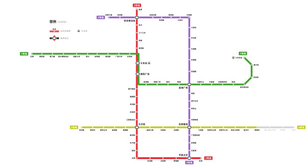 南宁地铁线路图2022