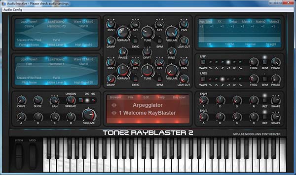 Tone2 RayBlaster(声音合成器软件)
