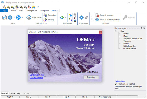 OkMap Desktop 17破解版