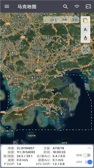 马克卫星地图图片