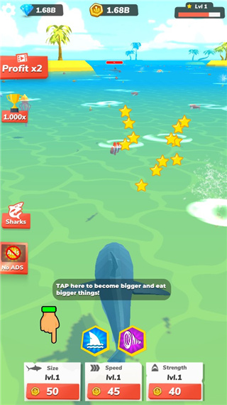 贪吃大白鲨游戏手机版下载安装
